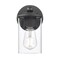 Z-Lite Thayer Vanity, 1-Light, 4.75 In.W x 5.75 In.L x 8.75 In.H, Matte Black/Clear 742-1S-MB - alternate 6